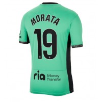 Dres Atletico Madrid Alvaro Morata #19 Rezervni 2023-24 Kratak Rukav